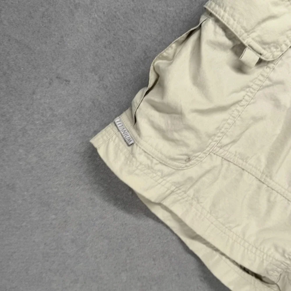 Vtg Columbia Shorts Mens Size L‎ Khaki Tan Ripstop Cargo Hiking Gorpcore Nylon